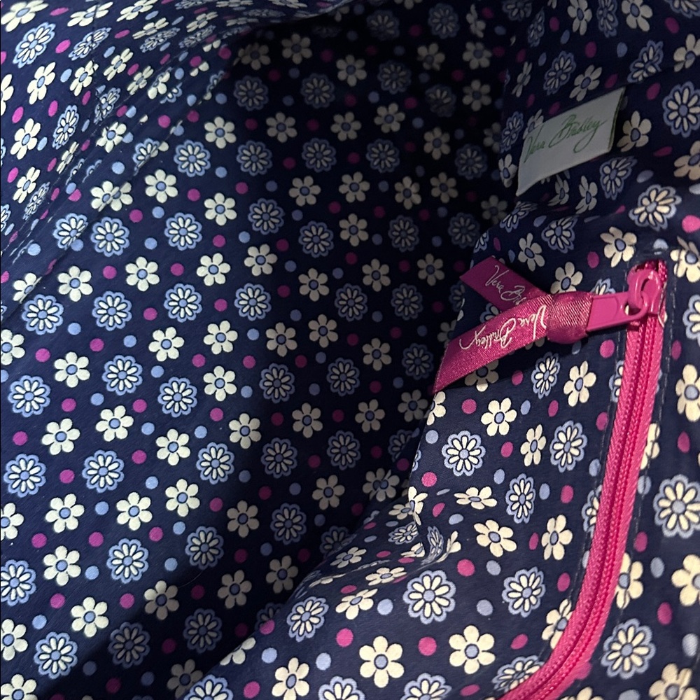 Vera Bradley Boysenberry Paisley Shoulder Bag, Retired Pattern - Picture 4 of 12